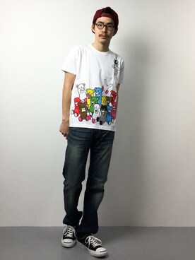 ナカニシアキラさん（メンズ・172cm）の冬コーディネート