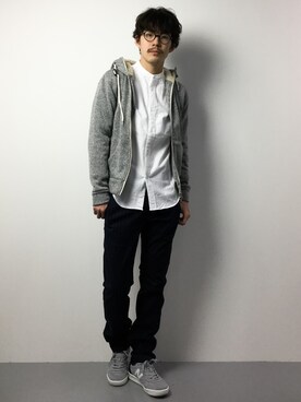 ナカニシアキラさん（メンズ・172cm）の冬コーディネート