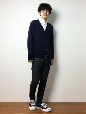 ナカニシアキラさん(メンズ・172cm)の冬コーディネート