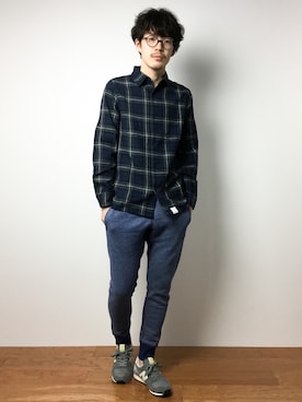 「SHIPS Days（シップスデイズ）のアイテム」を使った、ナカニシアキラさん（メンズ・172cm）の冬コーディネート