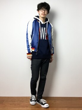 ナカニシアキラさん(メンズ・172cm)の冬コーディネート