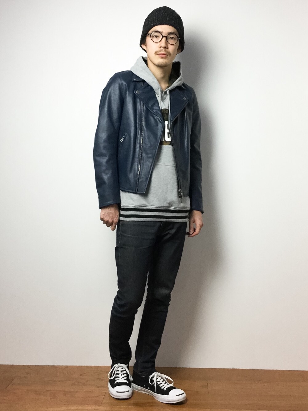 The DUFFER of ST.GEORGEのライダースジャケットを使った人気