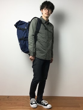 ナカニシアキラさん（メンズ・172cm）の冬コーディネート