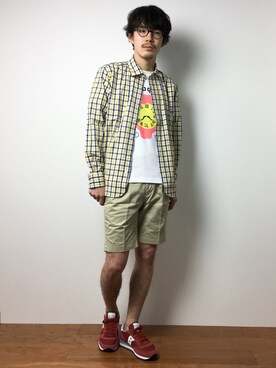 「MACKINTOSH PHILOSOPHY（ﾏｯｷﾝﾄｯｼｭ ﾌｨﾛｿﾌｨｰ）のアイテム」を使った、ナカニシアキラさん（メンズ・172cm）の冬コーディネート
