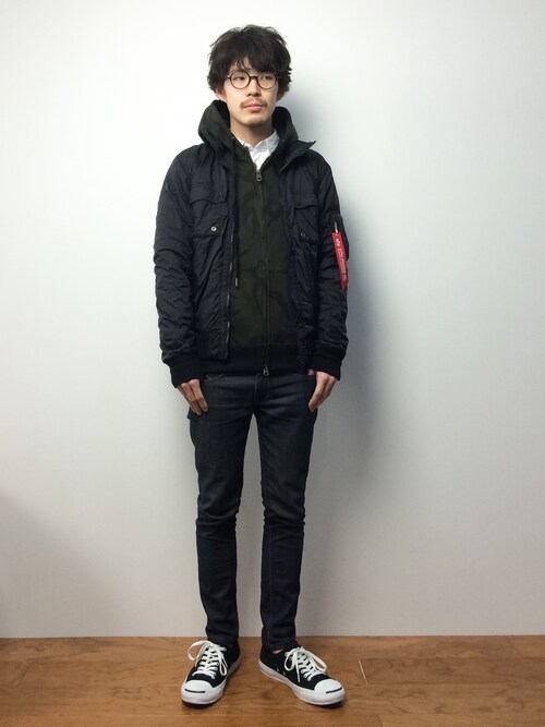 ナカニシアキラ Zozotown Alphaのミリタリージャケットを使ったコーディネート Wear ナカニシアキラ Zozotown Alphaのミリタリージャケットを使ったコーディネート Wear