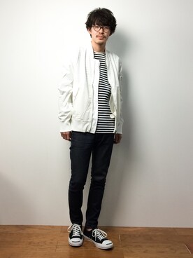 ナカニシアキラさん（メンズ・172cm）の冬コーディネート