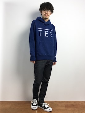 ナカニシアキラさん（メンズ・172cm）の冬コーディネート