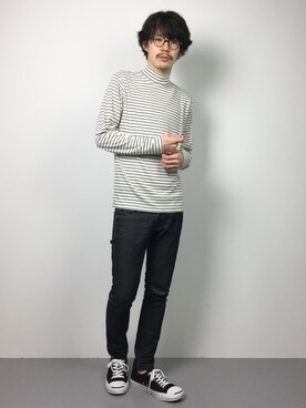 ナカニシアキラさん（メンズ・172cm）の春コーディネート