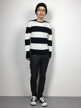ナカニシアキラさん(メンズ・172cm)の春コーディネート