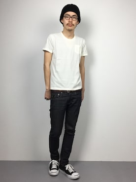 ナカニシアキラさん（メンズ・172cm）の春コーディネート