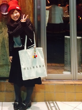 「アイテム（腕時計）」を使った、おにぽんさん（レディース・148cm）の冬コーディネート