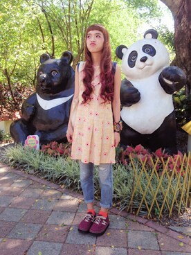 「sara（サラ）のアイテム」を使った、彤さん（レディース・168cm）の秋コーディネート