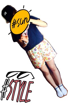 かほ みさん（レディース・162cm）の夏コーディネート