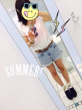 かほ みさん(レディース・162cm)の夏コーディネート