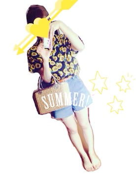 かほ みさん(レディース・162cm)の夏コーディネート