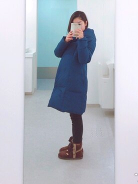「KETTY」｜「アイテム（ダウンジャケット/コート）」を使った、PON!さん（レディース・153cm）の冬コーディネート