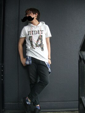 「ヒゲ」｜hillclubさん（メンズ・171cm・20代）の春コーディネート