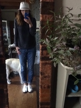 「Original.（オリジナル）のアイテム（帽子）」を使った、manonhayaさん（レディース・160cm）の夏コーディネート