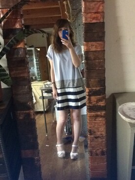 manonhayaさん（レディース・160cm）の夏コーディネート