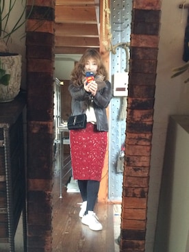 manonhayaさん（レディース・160cm）の冬コーディネート