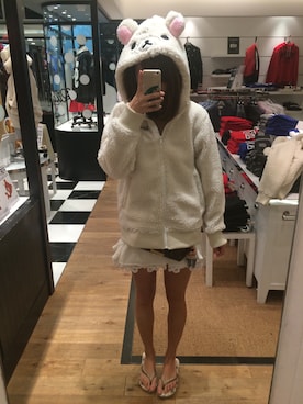 「:CHOCOOLATEのアイテム（ジャケット/アウター）」を使った、reiraさん（レディース・165cm）の春コーディネート