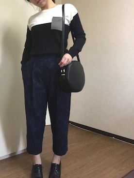 「tocco（トッコ）のアイテム（シューズ）」を使った、m!u.さん（レディース・153cm）の冬コーディネート