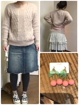 m!u.さん(レディース・153cm)の春コーディネート