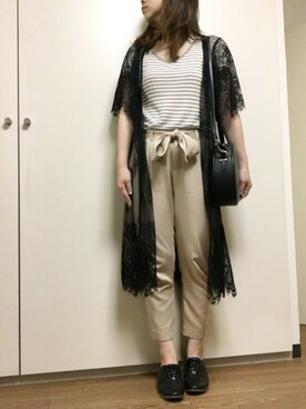 「tocco（トッコ）のアイテム（シューズ）」を使った、m!u.さん（レディース・153cm）の夏コーディネート