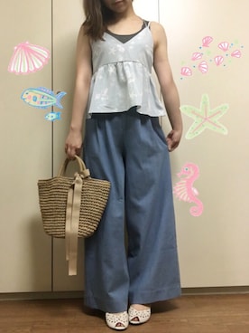 m!u.さん（レディース・153cm）の夏コーディネート