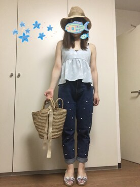 m!u.さん（レディース・153cm）の夏コーディネート