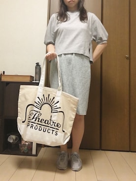 「tocco（トッコ）のアイテム（スカート）」を使った、m!u.さん（レディース・153cm）の秋コーディネート