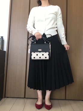 「tocco（トッコ）のアイテム（ニット/セーター）」を使った、m!u.さん（レディース・153cm）の秋コーディネート