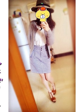 「Gc（ジーシー）のアイテム」を使った、momokoさん（レディース・163cm）の秋コーディネート