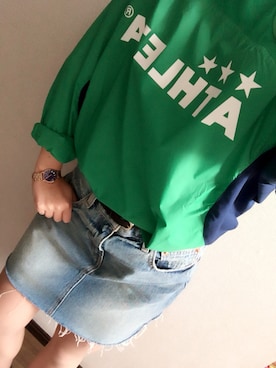 「アイテム（ジャージ）」を使った、HITOMIさん（レディース・163cm・10代）の秋コーディネート