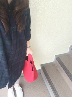 「ブラックウォッチ」｜「アイテム（ワンピース/ドレス）」を使った、800さん（レディース・158cm）の秋コーディネート