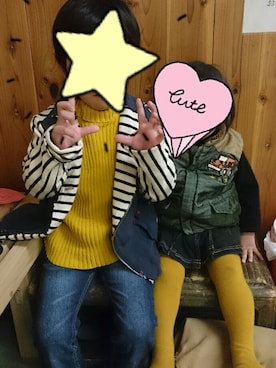 「LBC（エルビーシー）のアイテム（ジャケット/アウター）」を使った、chimariさん（キッズ・80cm）の冬コーディネート