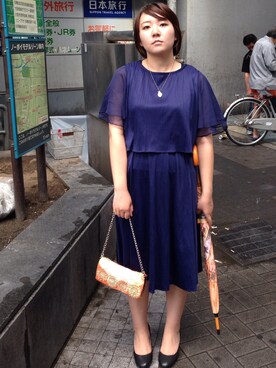 みひろさん（レディース・159cm）の夏コーディネート