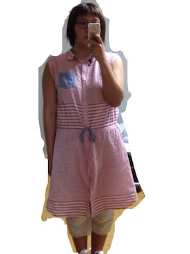 「透け」｜みひろさん（レディース・159cm）の夏コーディネート