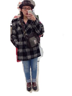 みひろさん(レディース・159cm)の冬コーディネート