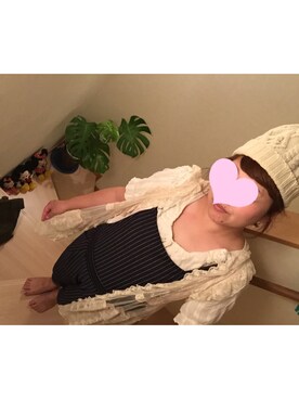 「axes femme（アクシーズファム）のアイテム（ベスト）」を使った、にゃんちゅう★さん（レディース・156cm）の秋コーディネート