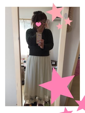 「Crisp（クリスプ）のアイテム（デニムジャケット）」を使った、にゃんちゅう★さん（レディース・156cm）の冬コーディネート