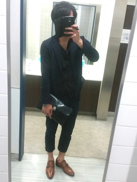 「ダブルモンク」｜「アイテム（その他）」を使った、yuuさん（メンズ・173cm）の春コーディネート