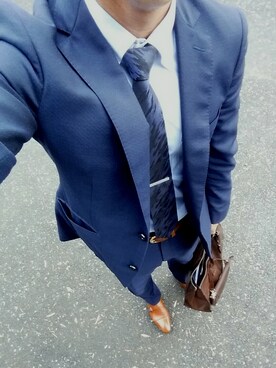 「スーツ」｜yuuさん（メンズ・173cm）の夏コーディネート