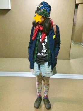 「CHUP（チュプ）のアイテム」を使った、chanobuさん（レディース・156cm）の春コーディネート
