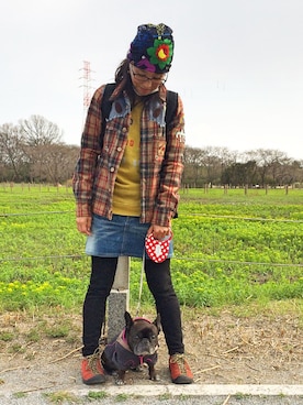 「rxmance（ロマンス）のアイテム」を使った、chanobuさん（レディース・156cm）の春コーディネート