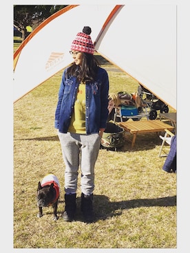 「rxmance（ロマンス）のアイテム」を使った、chanobuさん（レディース・156cm）の冬コーディネート