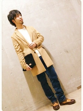 「チェスター」｜タツさん（メンズ・174cm）の冬コーディネート