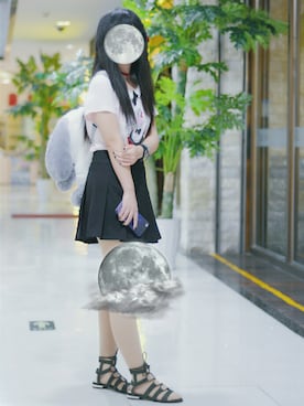「Kawaii」｜「アイテム（アクセサリー）」を使った、Epona🦄さん（レディース・158cm）の夏コーディネート