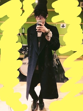 「アイテム（その他アウター）」を使った、RYOさん（メンズ・180cm・10代）の冬コーディネート