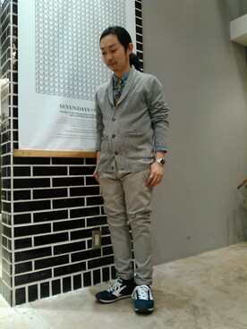 「SEVENDAYS=SUNDAY（セブンデイズサンデイ）のアイテム（シューズ）」を使った、だいちさん（メンズ・160cm）の冬コーディネート